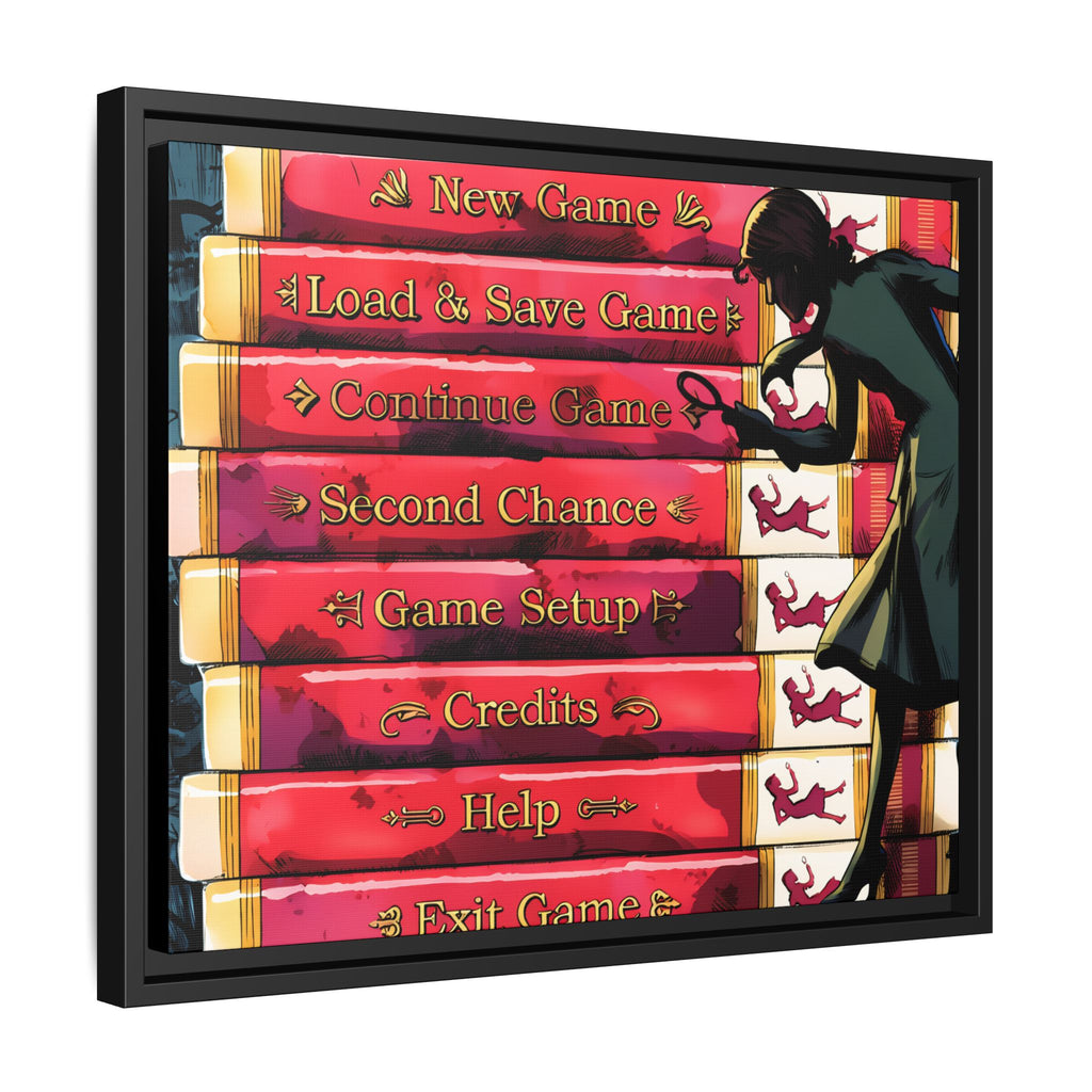 Detective Framed Canvas