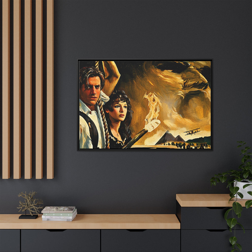 Rick & Evelyn Framed Canvas
