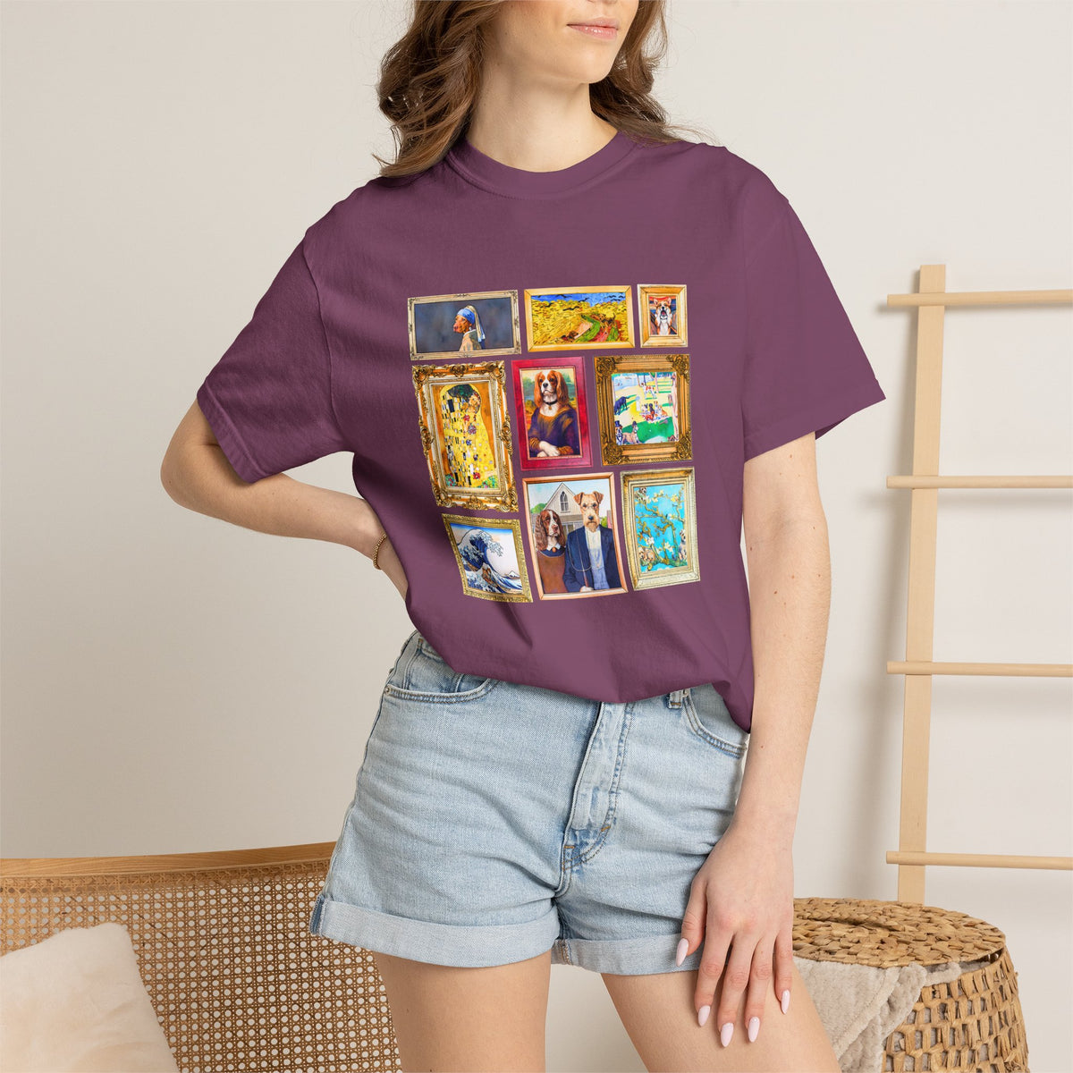 Dog Art Gallery Tee