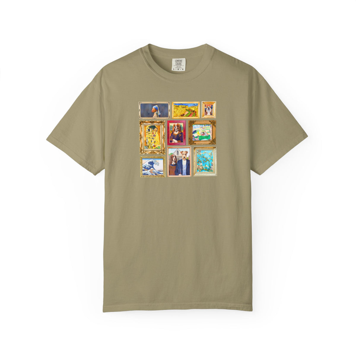 Dog Art Gallery Tee