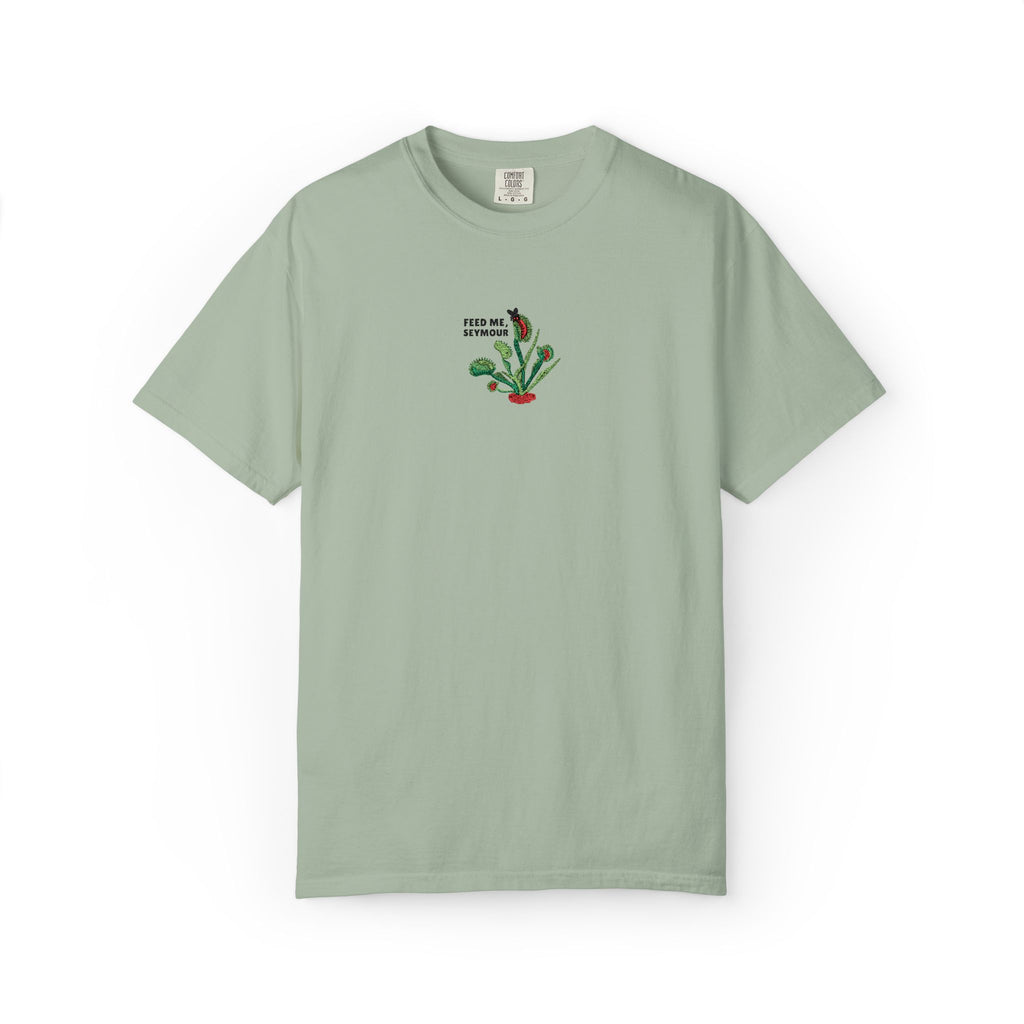 Embroidered Feed Me Seymour Tee