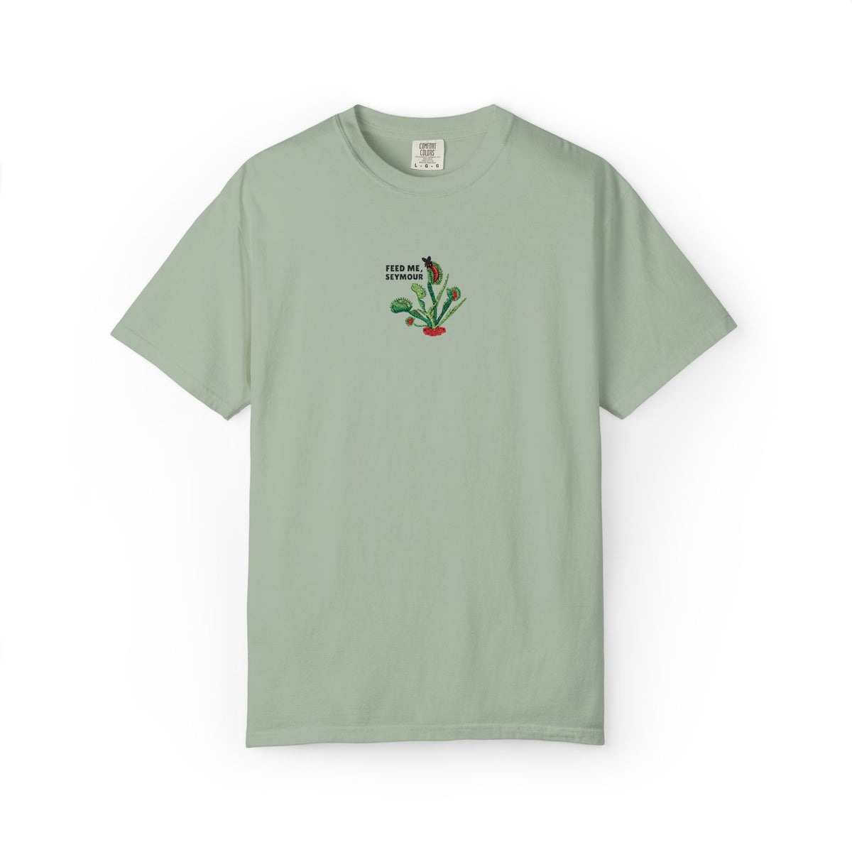 Embroidered Feed Me Seymour Tee