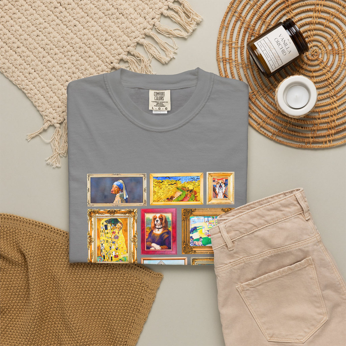 Dog Art Gallery Tee