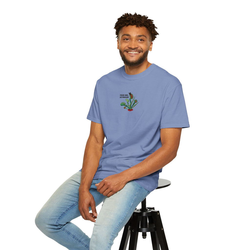 Embroidered Feed Me Seymour Tee