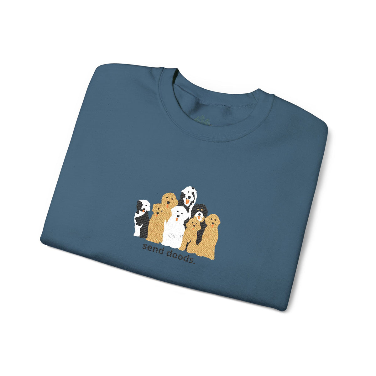 Embroidered Send Doods Crewneck Sweatshirt