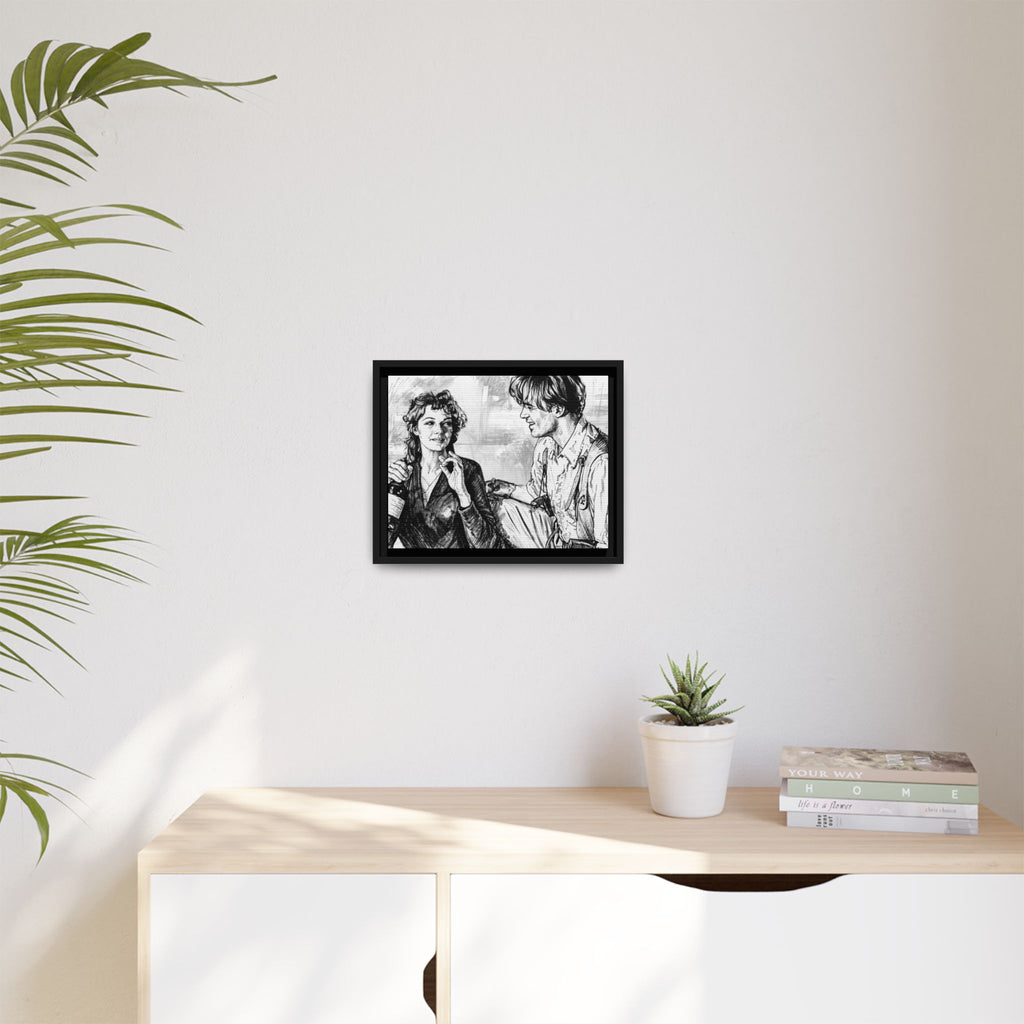 Rick & Evelyn Framed Canvas