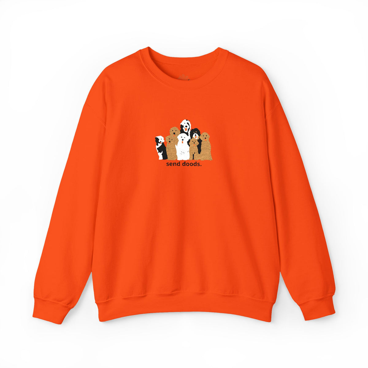 Embroidered Send Doods Crewneck Sweatshirt