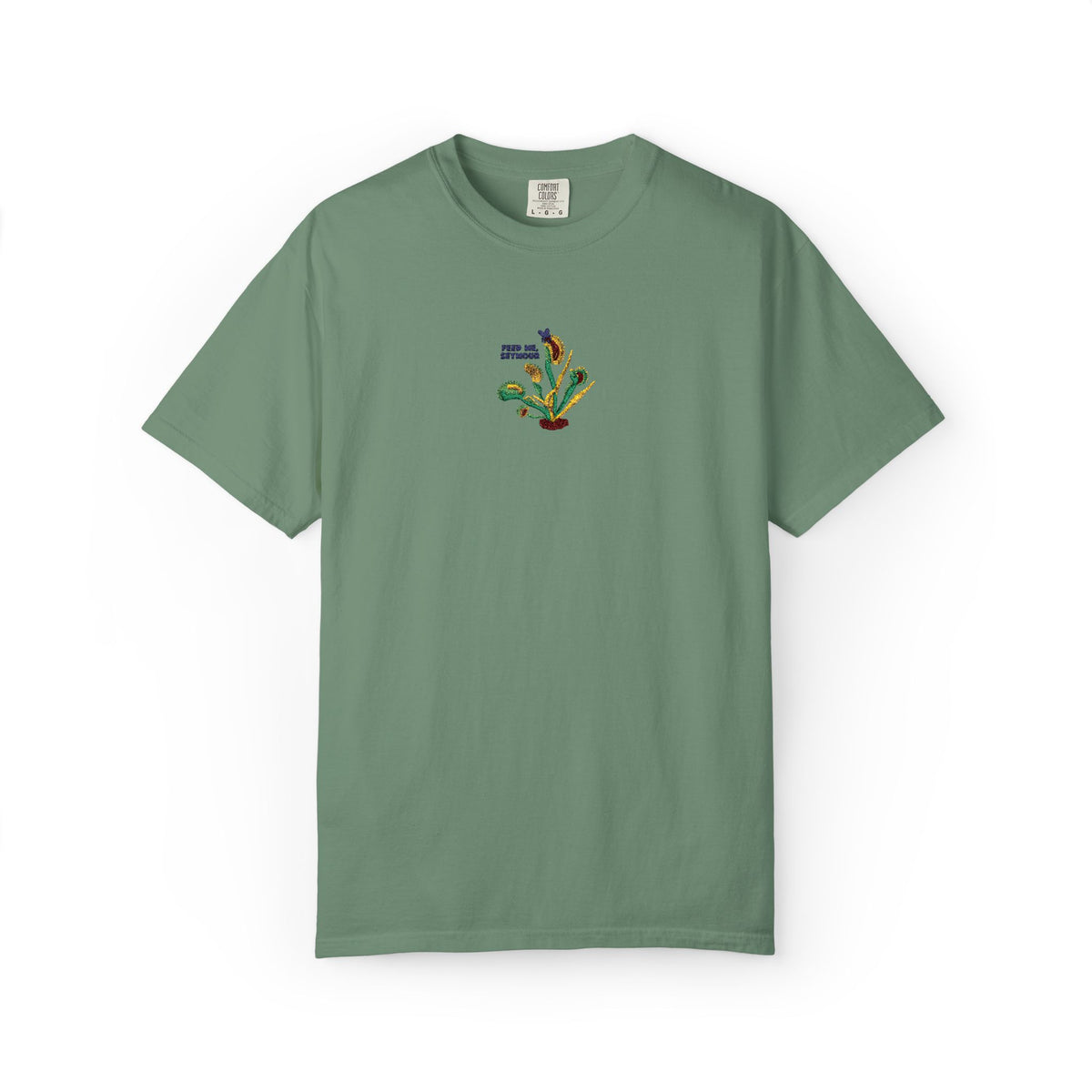Feed Me Seymour Embroidered Tee