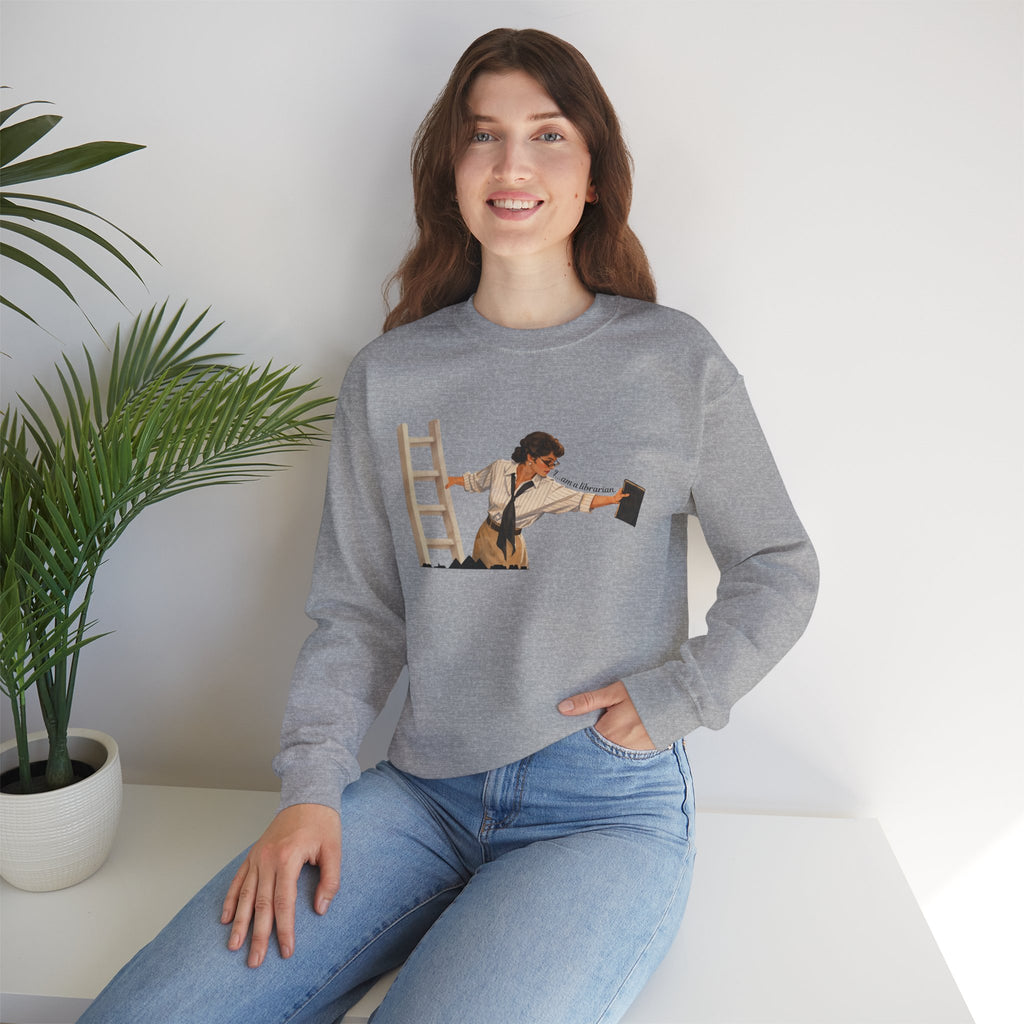 Evelyn Librarian Crewneck Sweatshirt