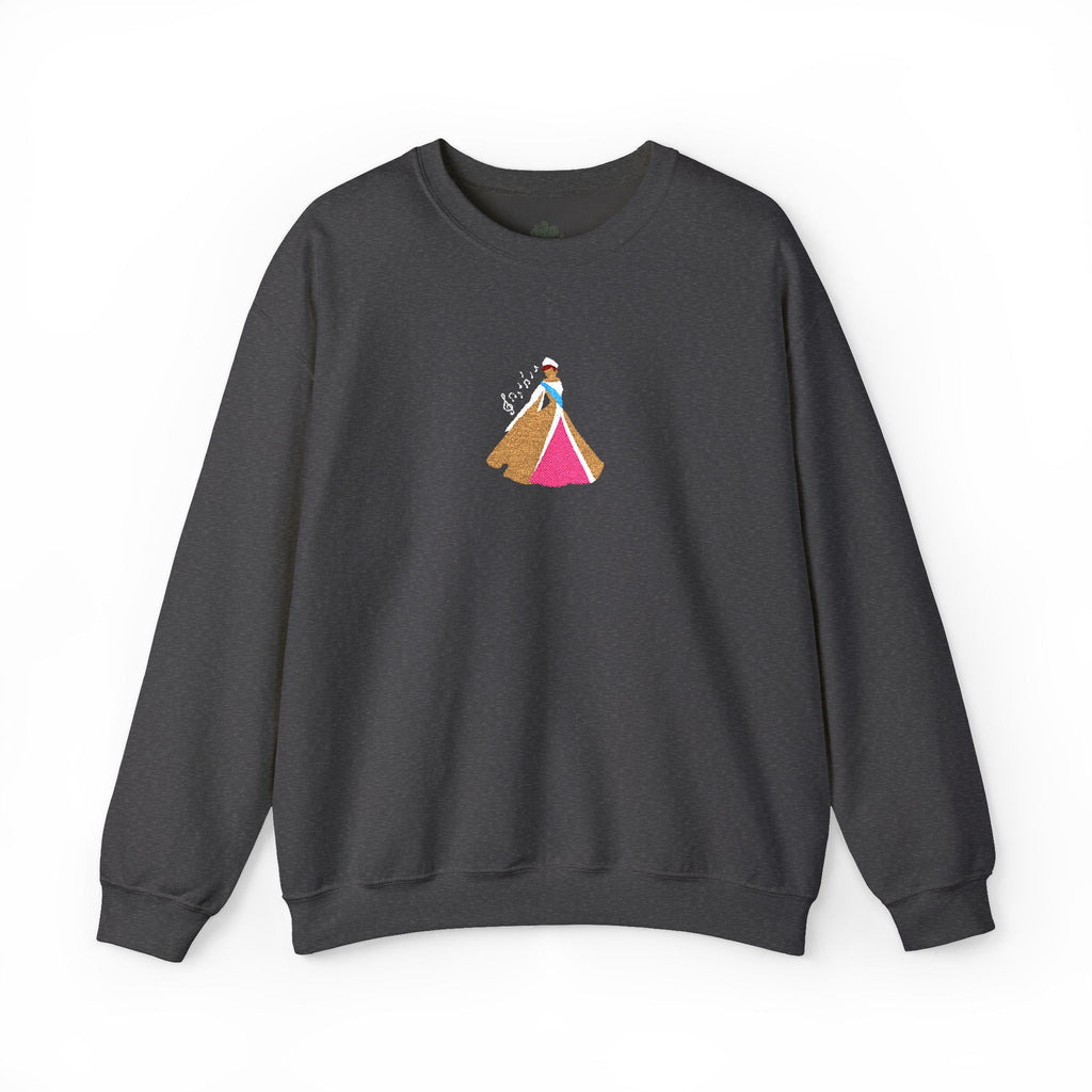 Embroidered Princess Crewneck Sweatshirt