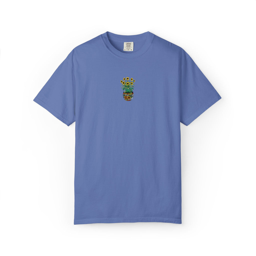 Embroidered Sunflower Tee