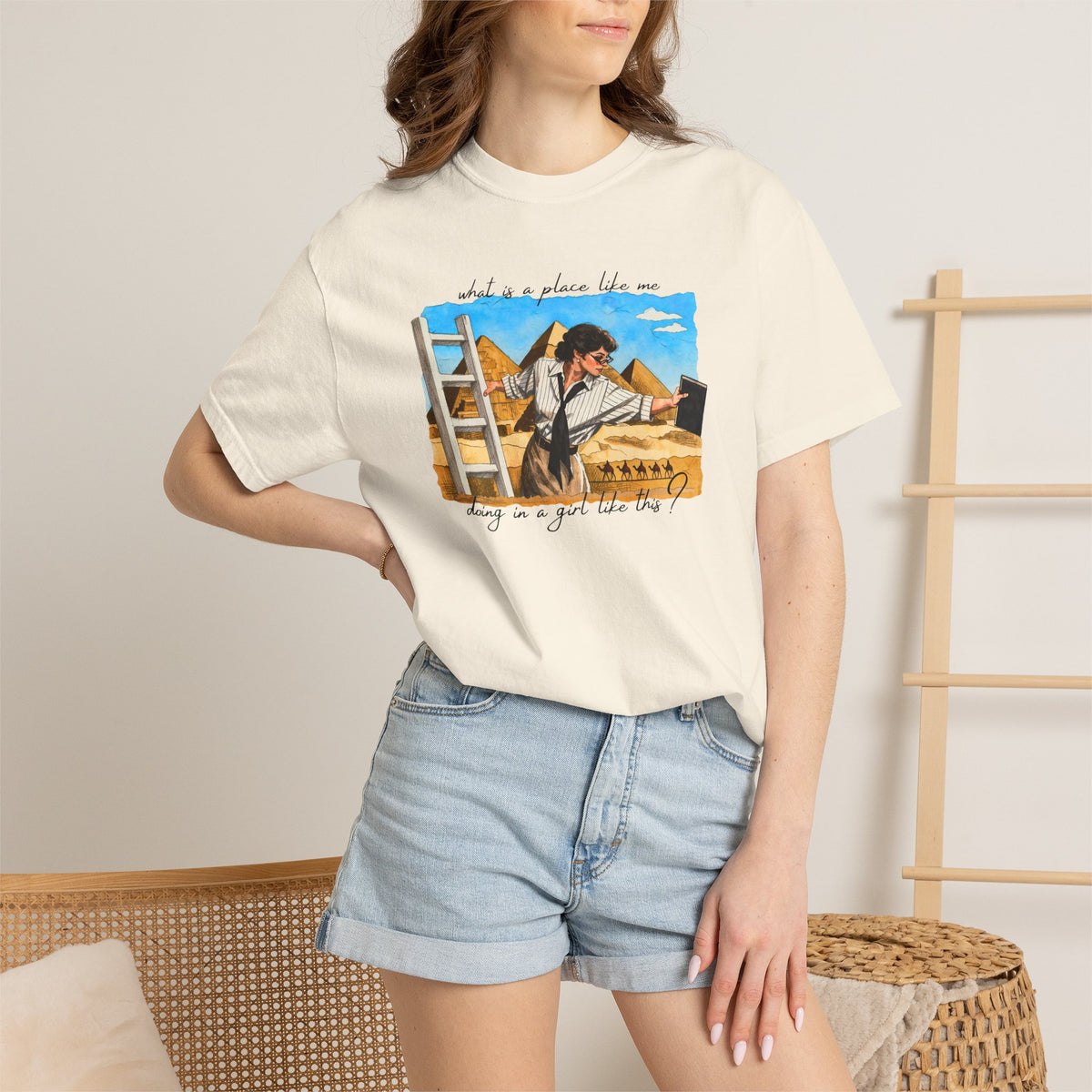 Evelyn Librarian Tee