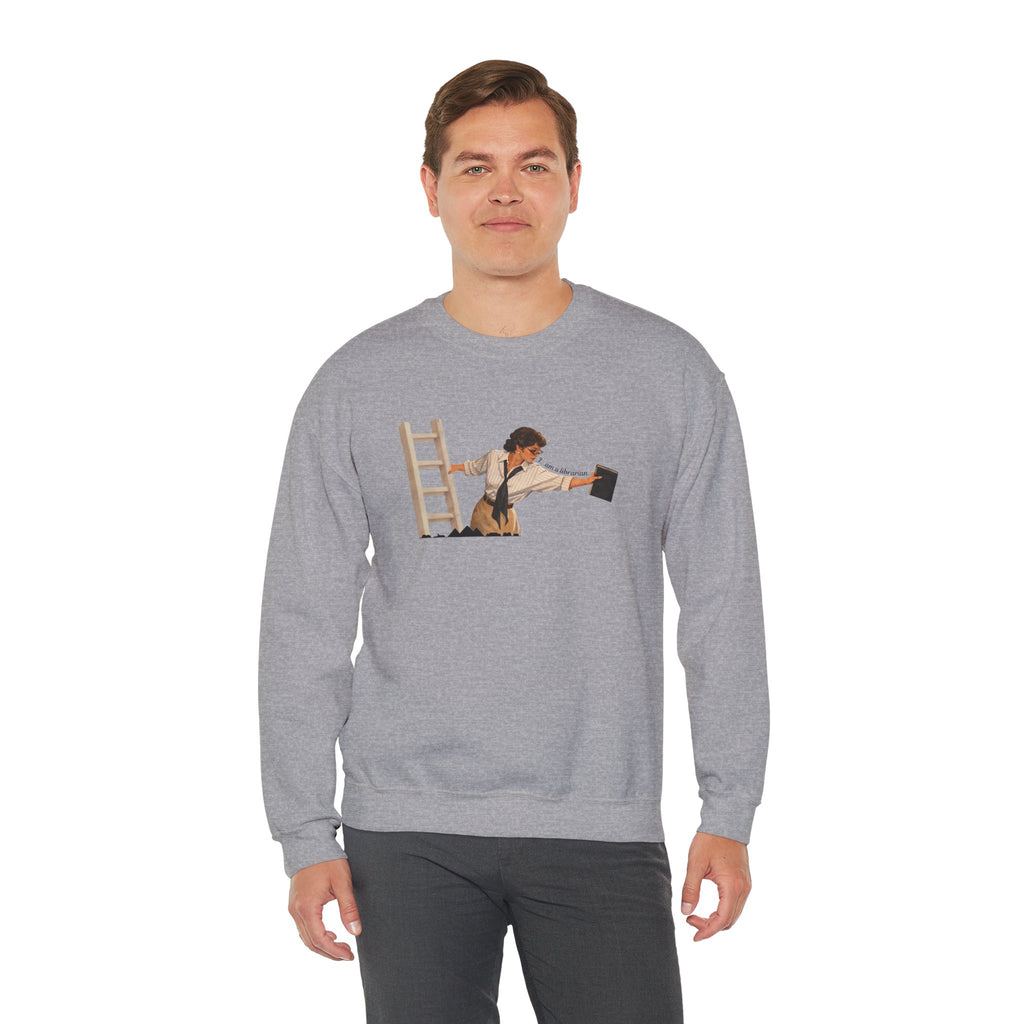 Vintage Evelyn Librarian Crewneck Sweatshirt