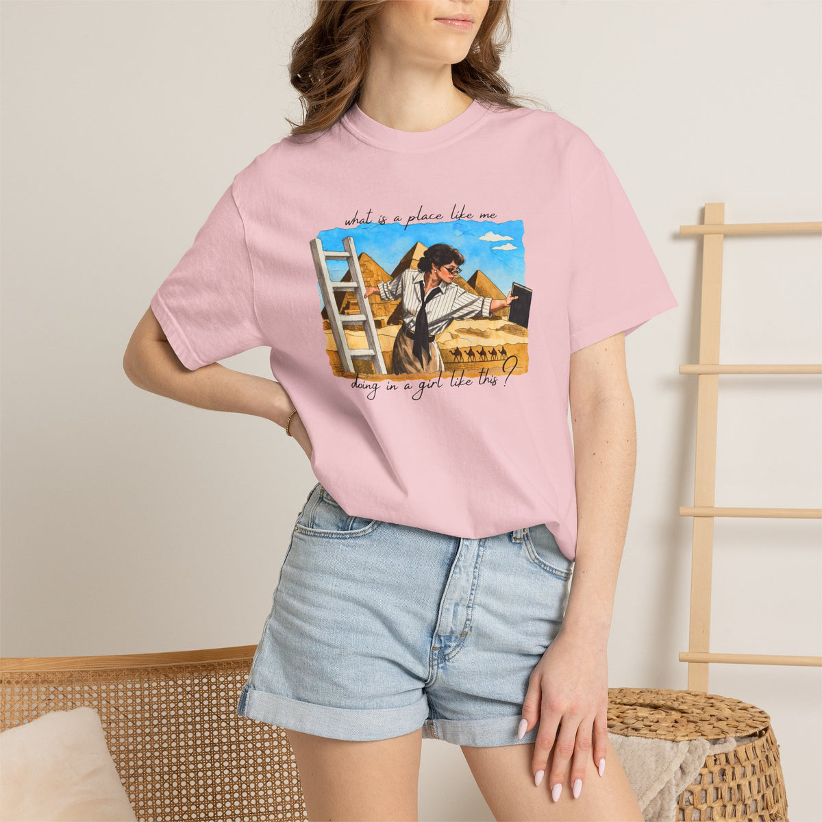 Evelyn Librarian Tee