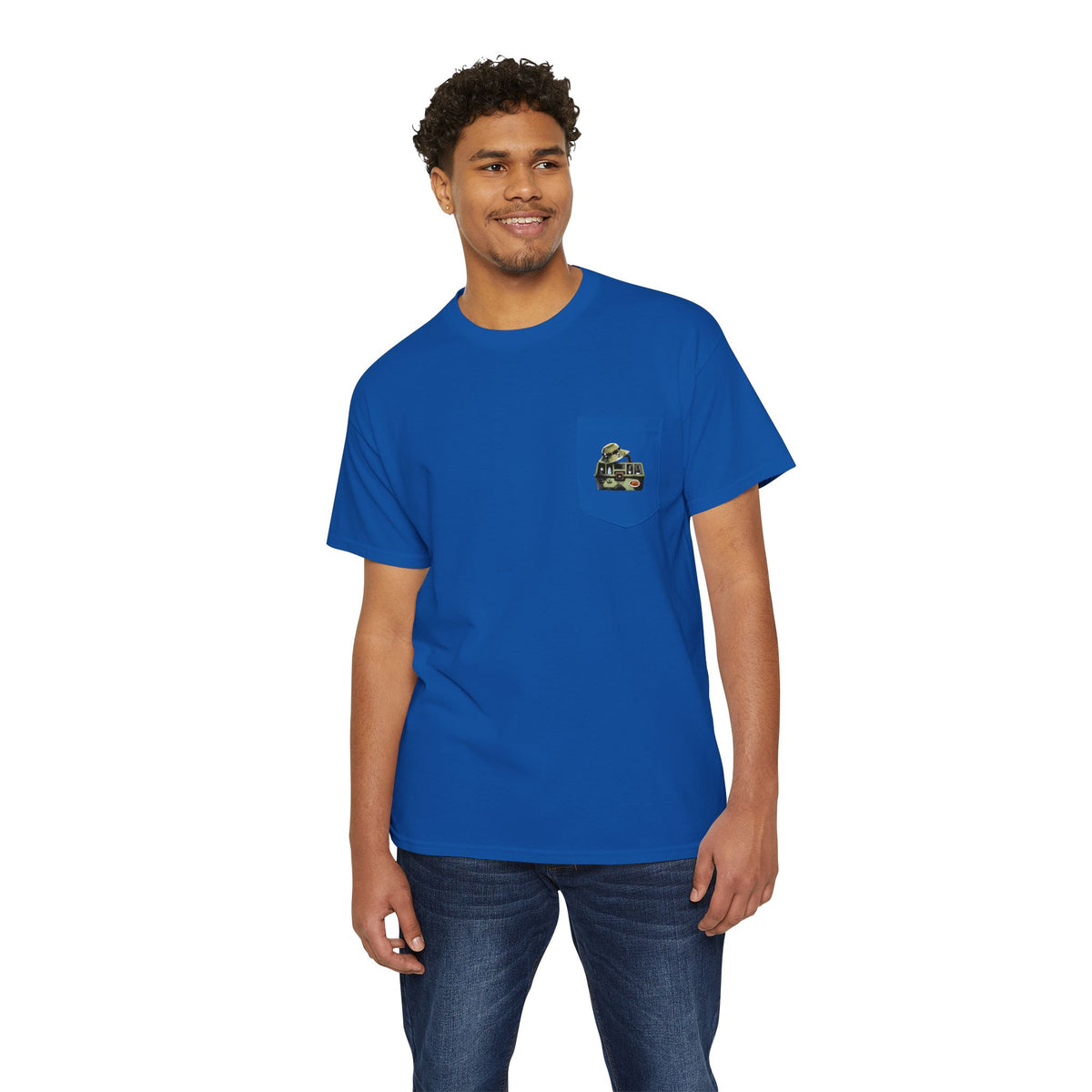 Coastal Fishing Pocket Tee