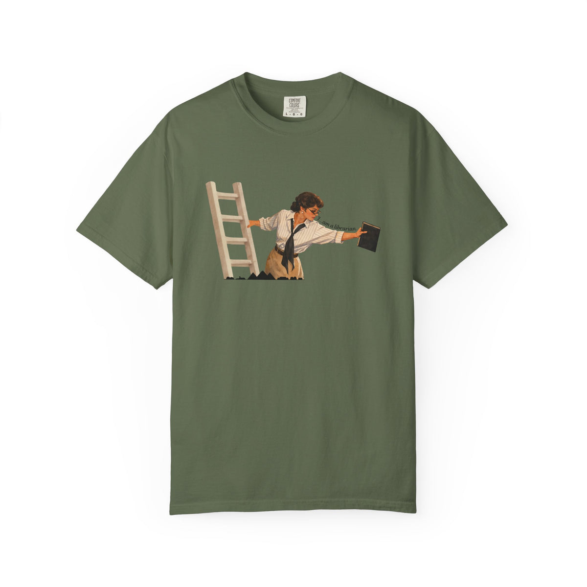 Evelyn Librarian Tee