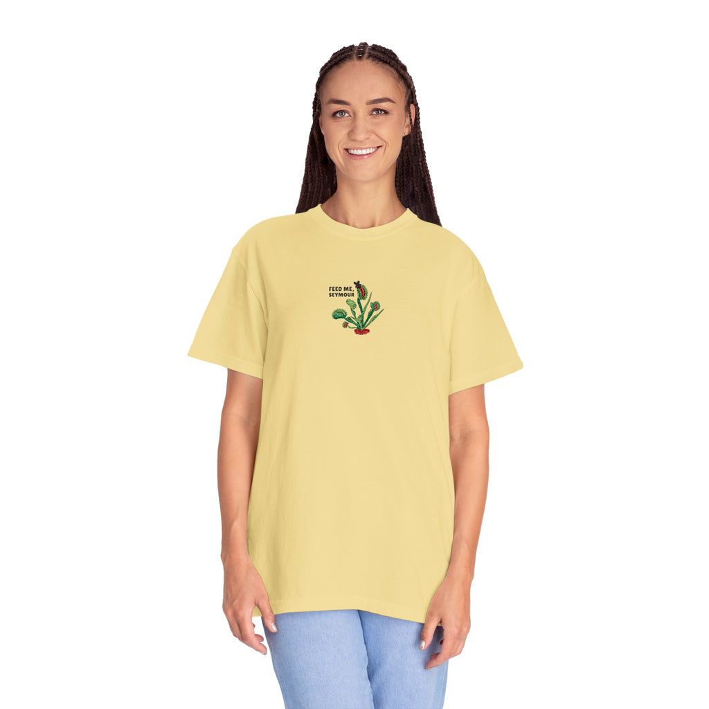 Embroidered Feed Me Seymour Tee