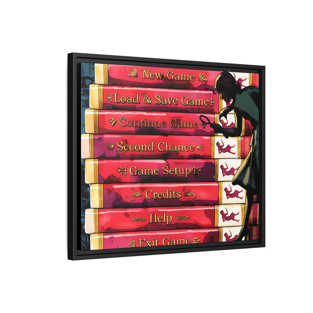 Detective Framed Canvas