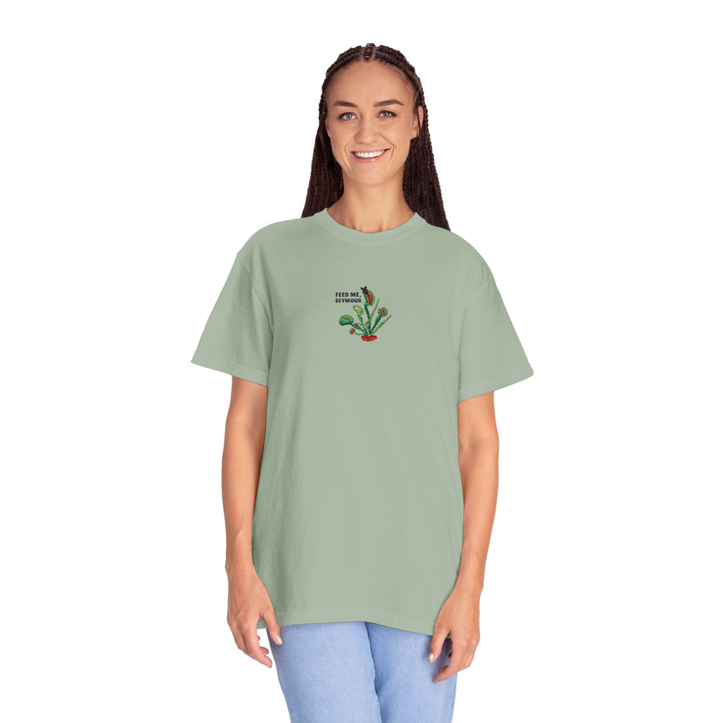 Embroidered Feed Me Seymour Tee