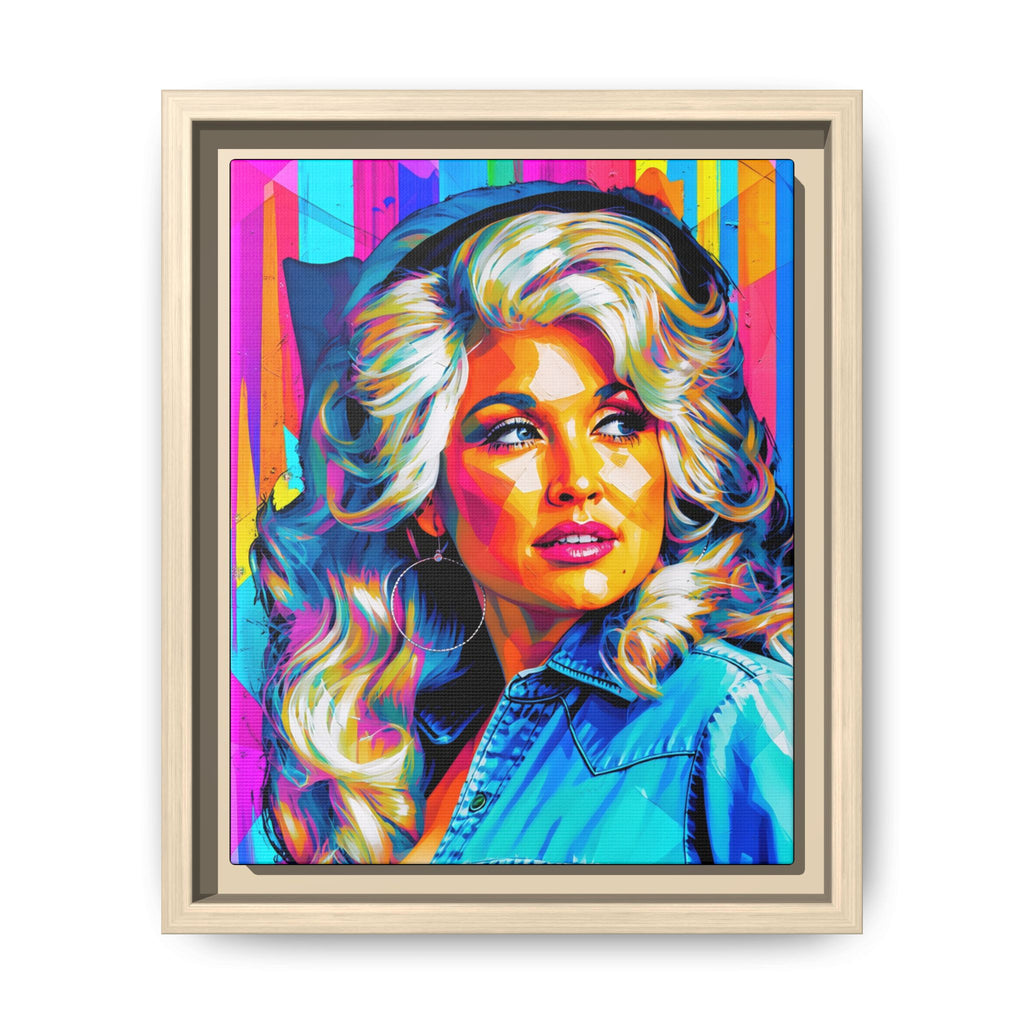 Queen of Country Framed Canvas