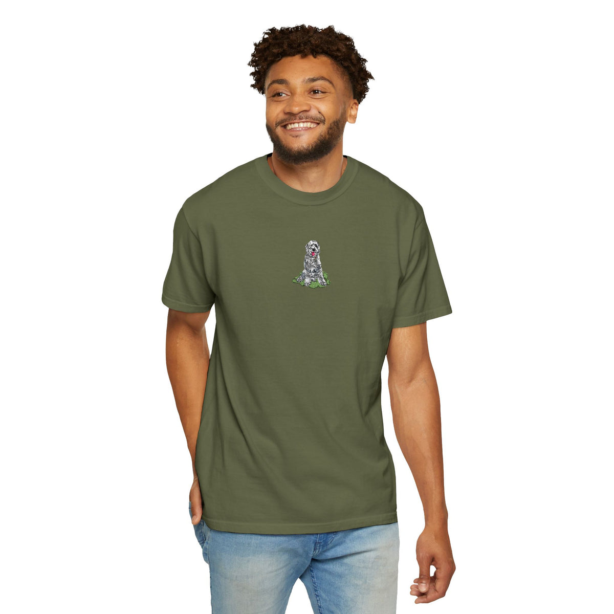 Sheepadoodle Embroidered Tee