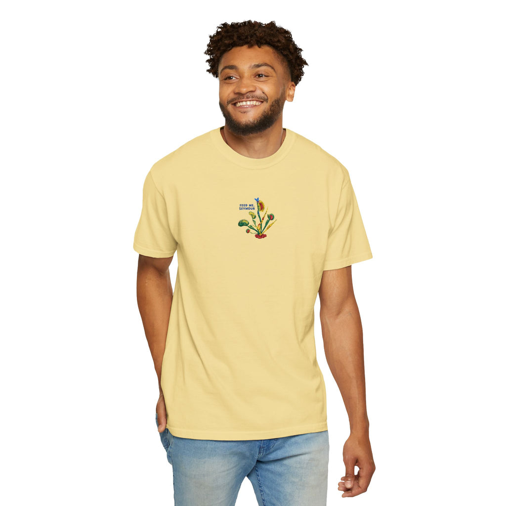 Feed Me Seymour Embroidered Tee