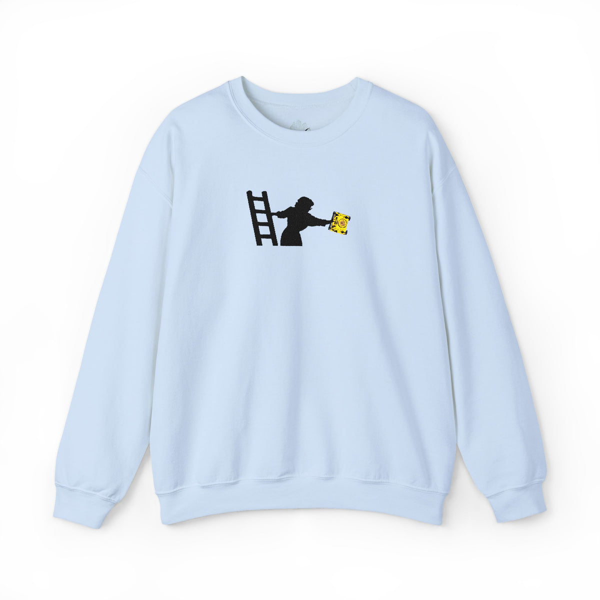 Embroidered Evelyn Librarian Crewneck Sweatshirt
