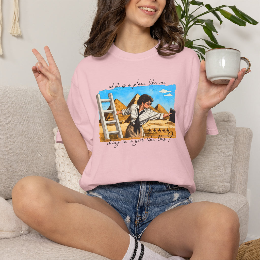 Evelyn Librarian Tee
