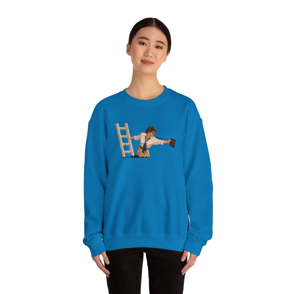 Vintage Evelyn Librarian Crewneck Sweatshirt