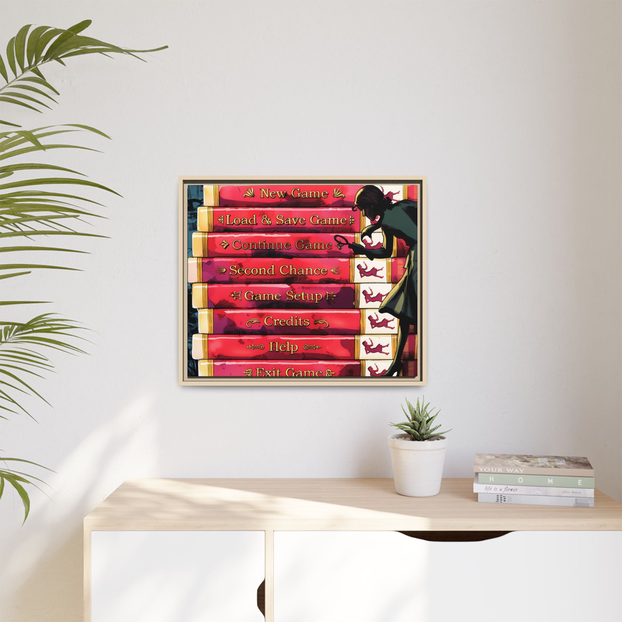 Detective Framed Canvas