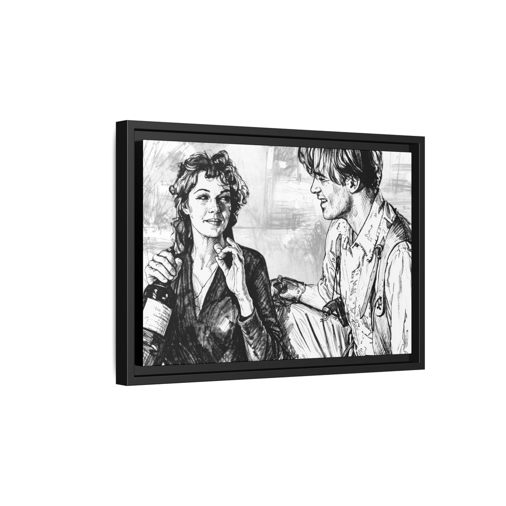 Rick & Evelyn Framed Canvas