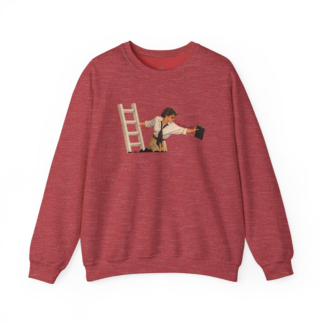 Vintage Evelyn Librarian Crewneck Sweatshirt