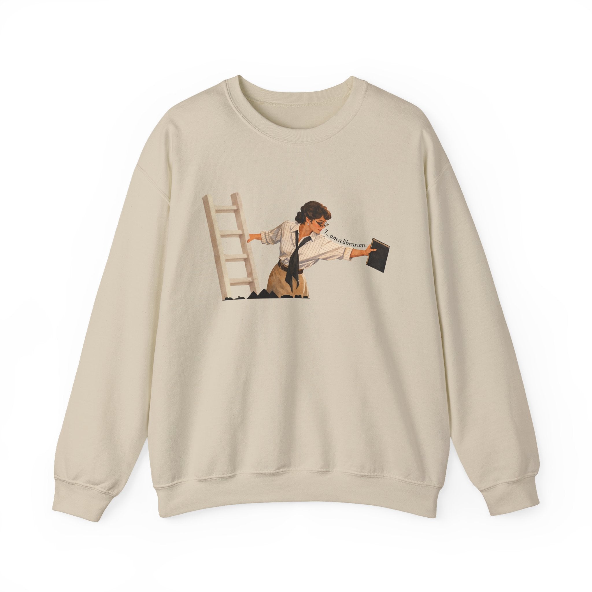Evelyn Librarian Crewneck Sweatshirt