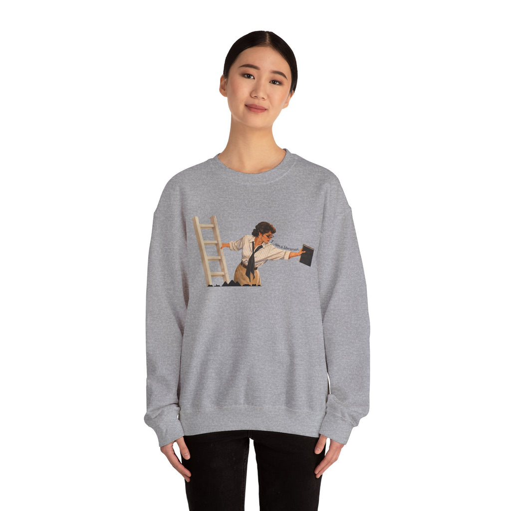 Evelyn Librarian Crewneck Sweatshirt