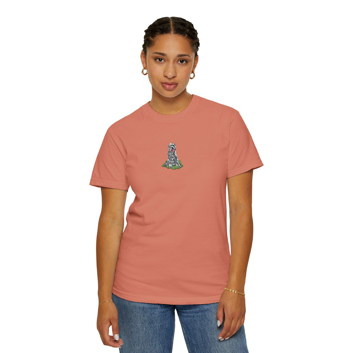 Sheepadoodle Embroidered Tee