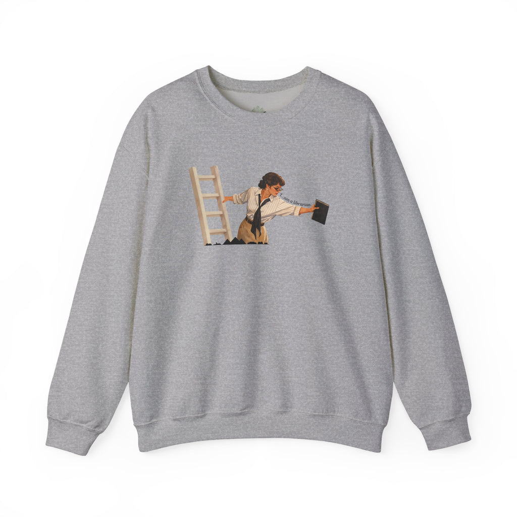 Vintage Evelyn Librarian Crewneck Sweatshirt