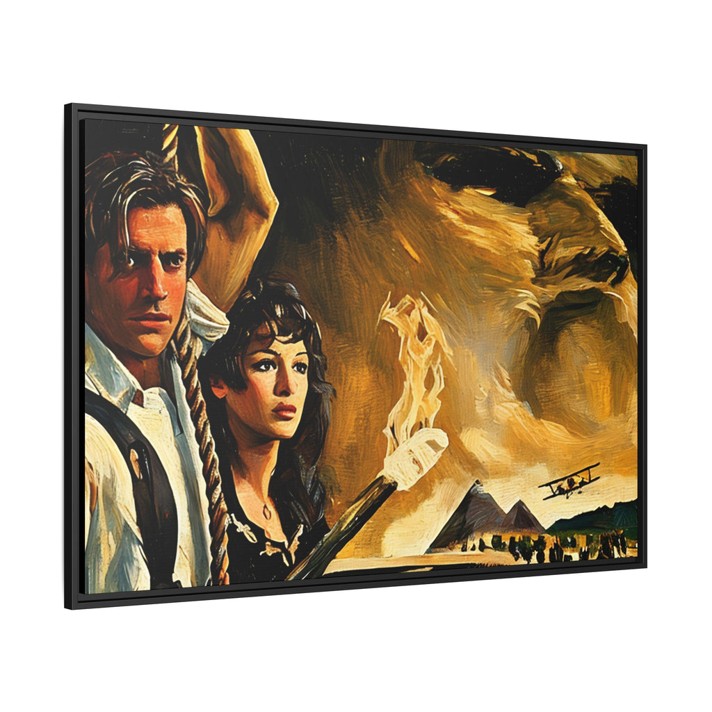 Rick & Evelyn Framed Canvas