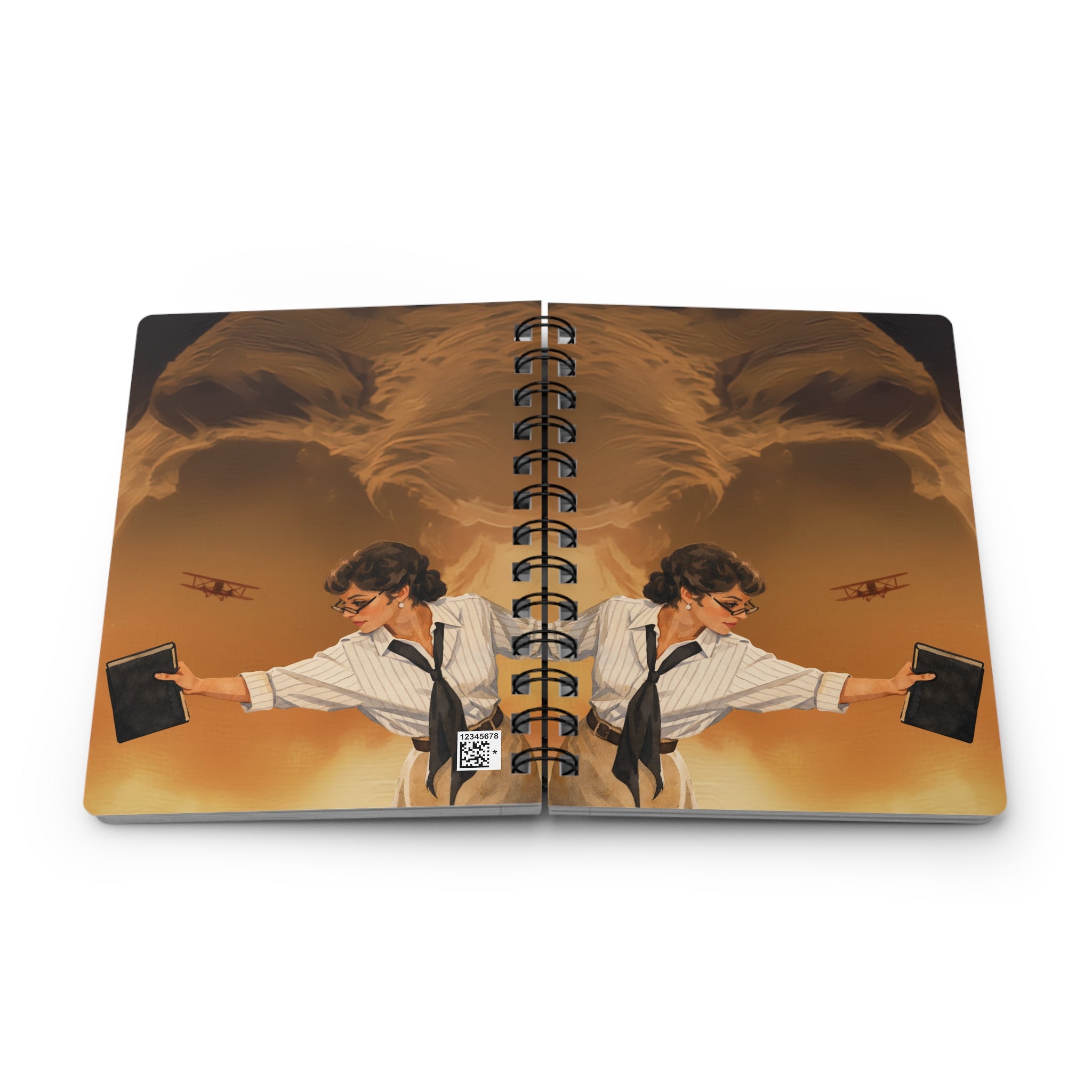 Evelyn Librarian Spiral Notebook