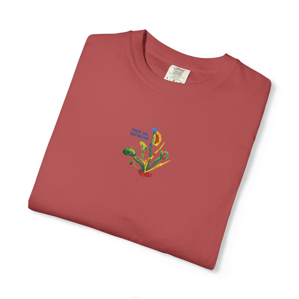 Feed Me Seymour Embroidered Tee