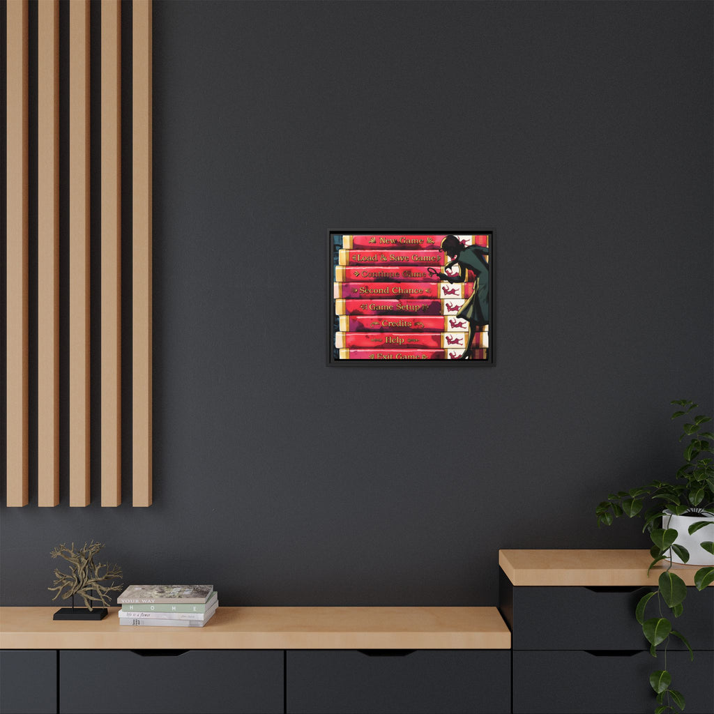 Detective Framed Canvas