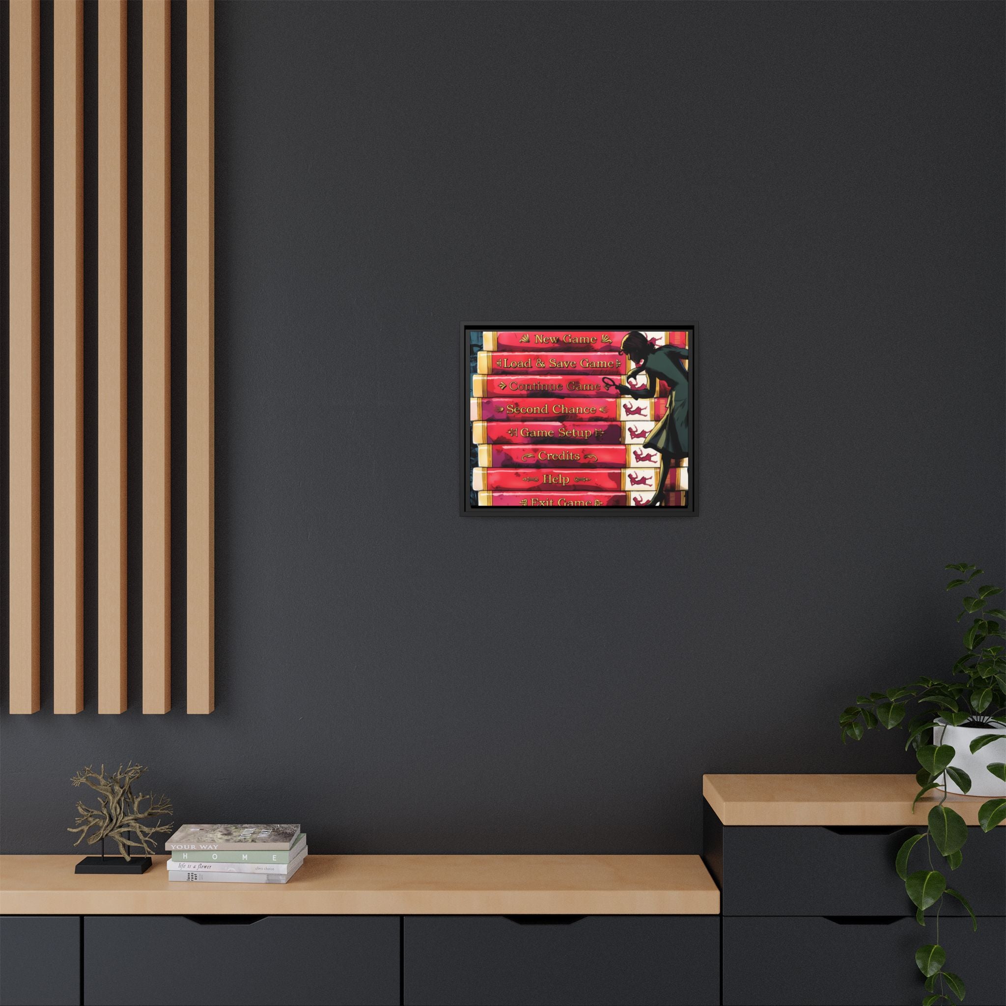 Detective Framed Canvas