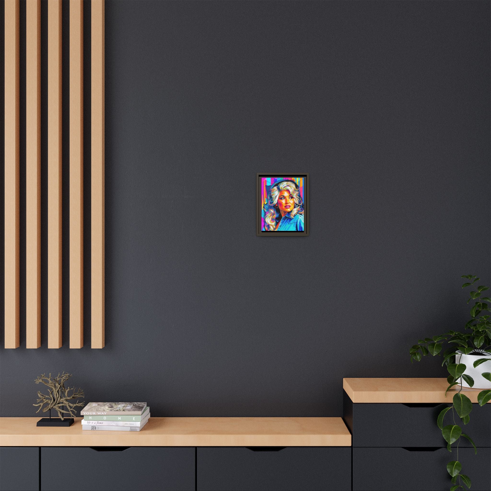 Queen of Country Framed Canvas
