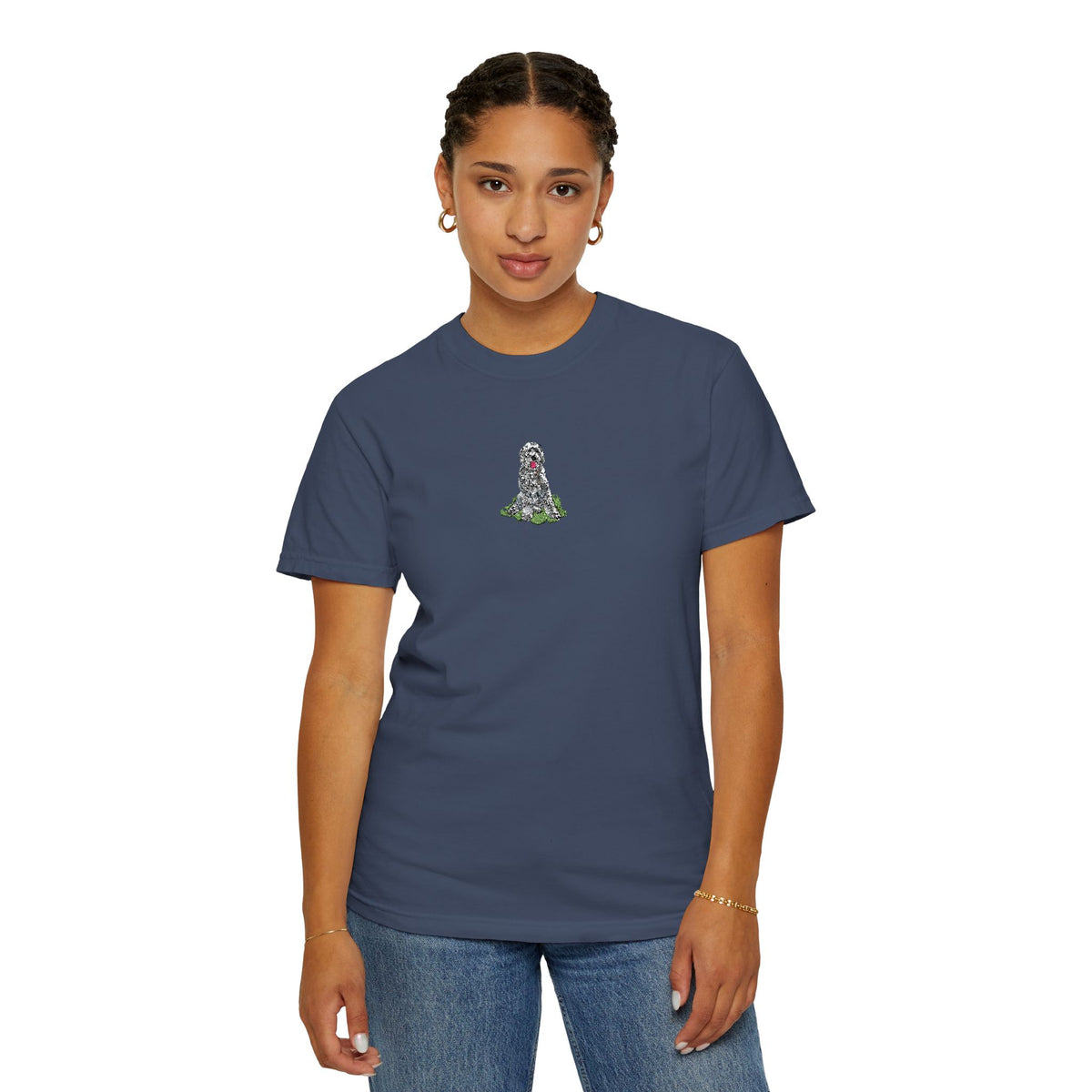 Sheepadoodle Embroidered Tee