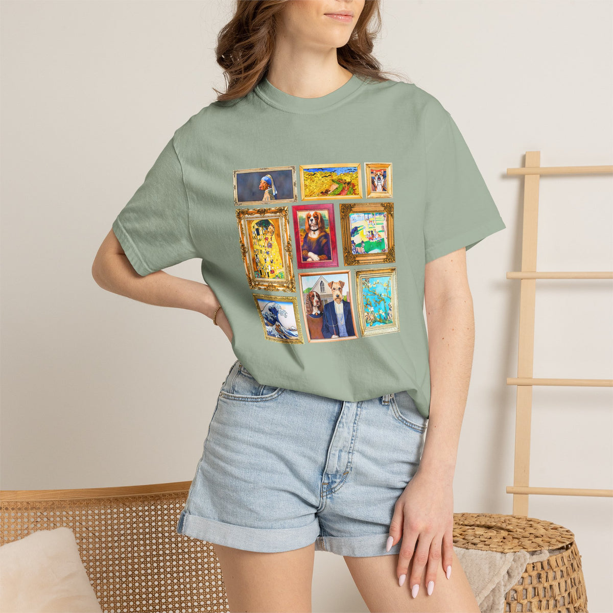 Dog Art Gallery Tee