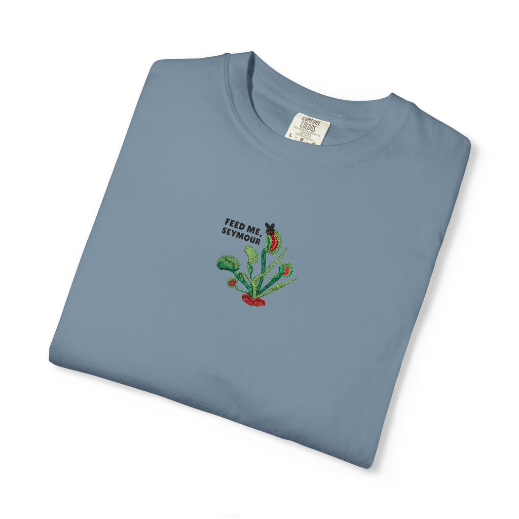 Embroidered Feed Me Seymour Tee