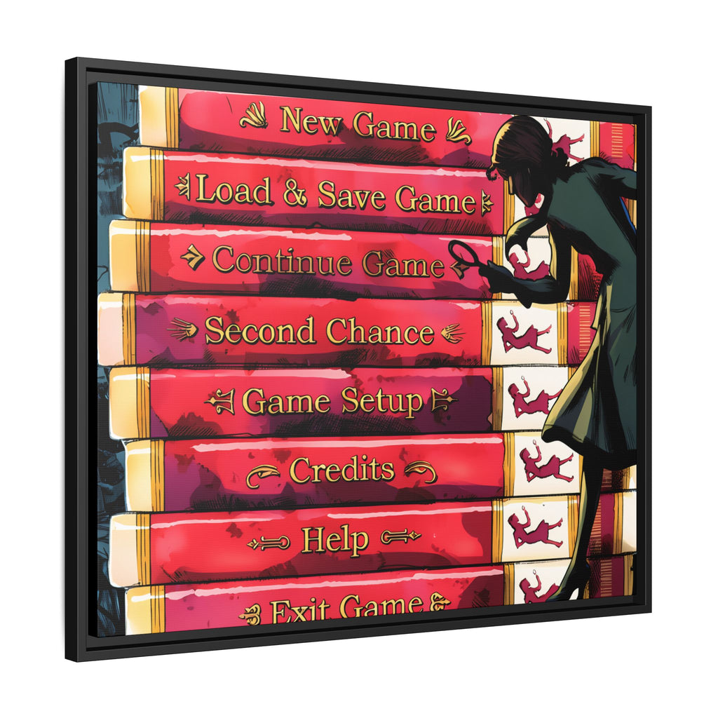 Detective Framed Canvas