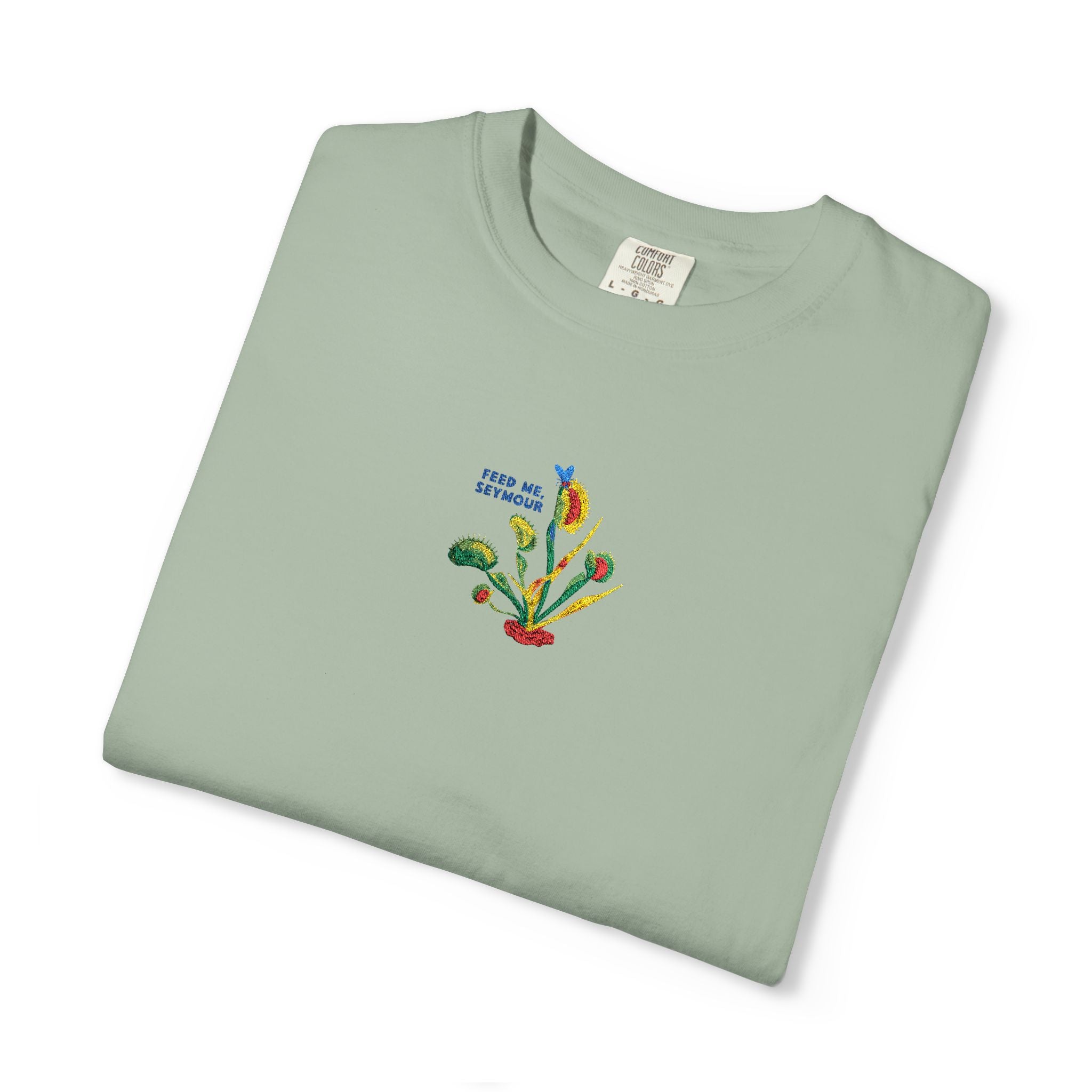 Feed Me Seymour Embroidered Tee