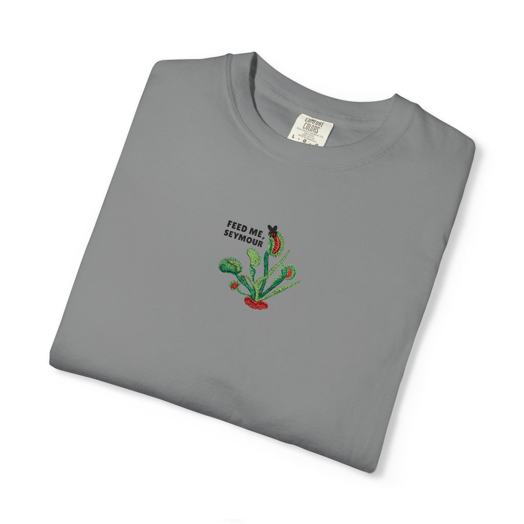 Embroidered Feed Me Seymour Tee