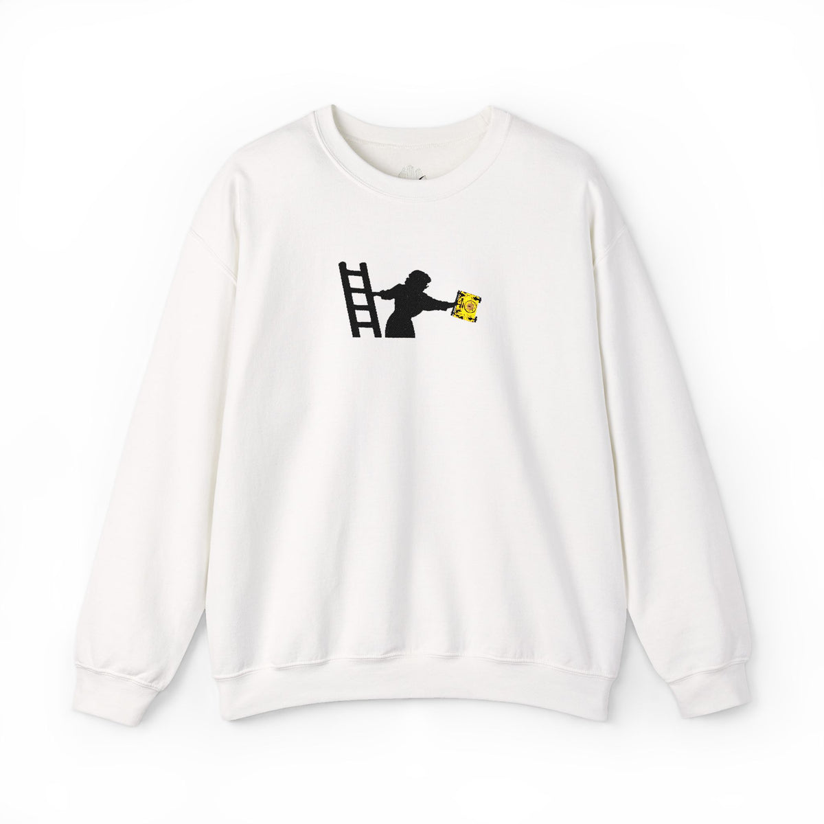 Embroidered Evelyn Librarian Crewneck Sweatshirt