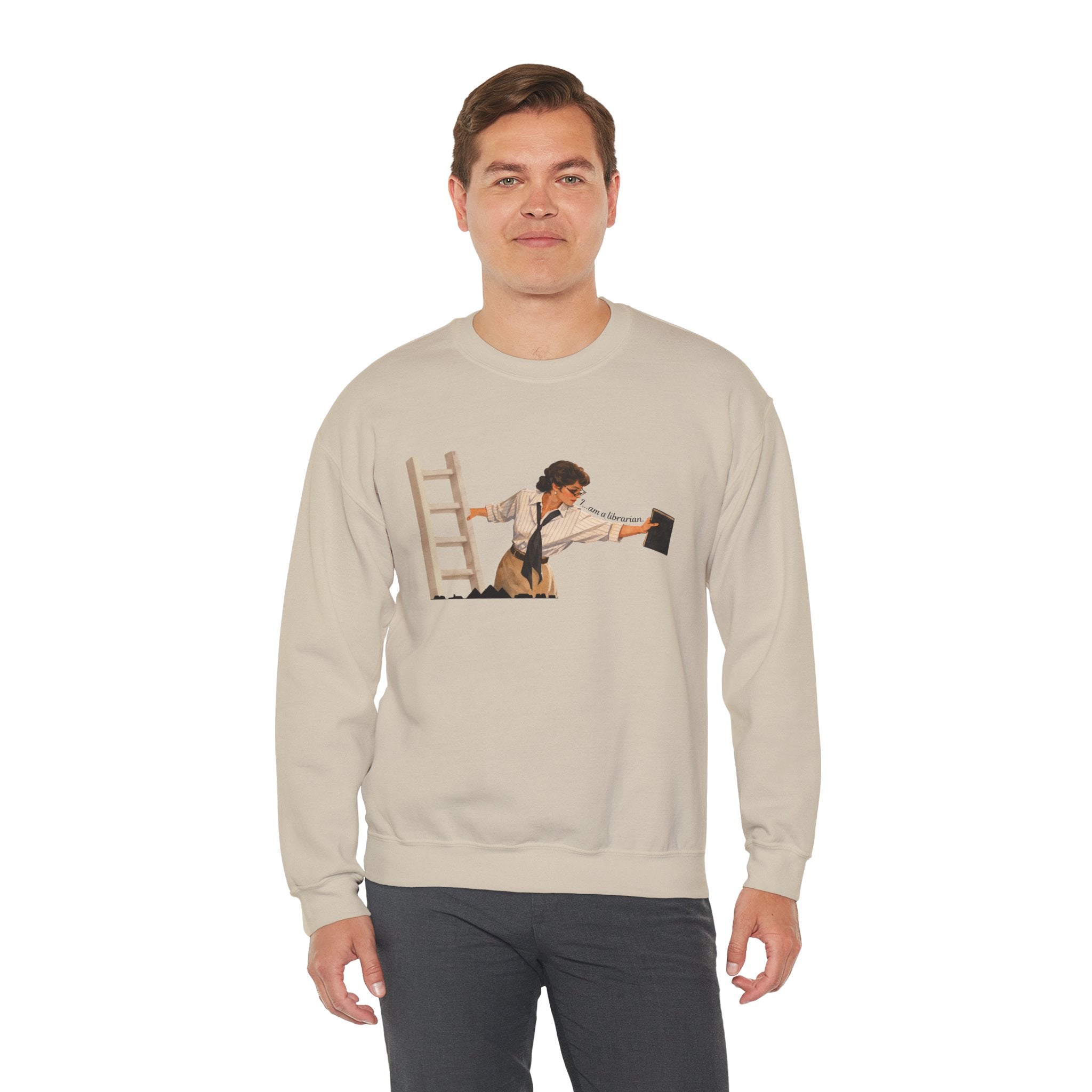 Evelyn Librarian Crewneck Sweatshirt